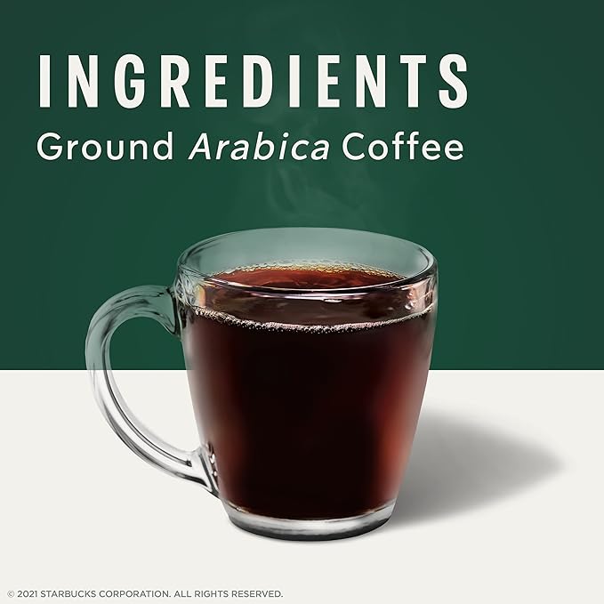 Starbucks K-Cup Coffee Pods, Dark Roast Hot or Iced Coffee, Caffè Verona, 60 Keurig Pods