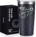 Onebttl Cello Gifts for Men and Women, Gifts on International Cello Day, Birthday and Christmas, 20 oz Insulated Stainless Steel Tumbler - CELLO