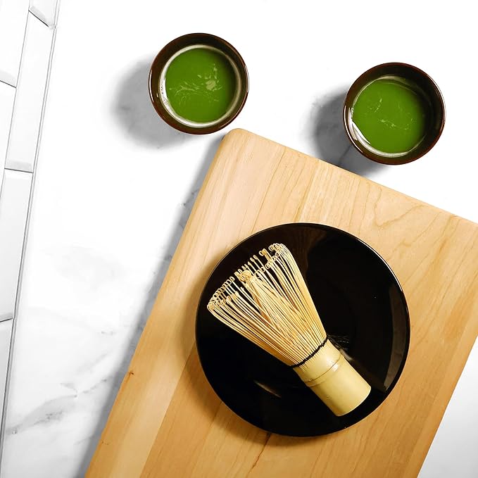BlendWell 100 Prong Bamboo Matcha Whisk, Pack of 2, Traditional Chasen for Smooth and Frothy Matcha Tea
