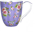 13oz Bone China Floral Mug Bone China Coffee Mugs Bone Teacup Christmas Mugs Birthday Gifts for Women Mom Friends Coworker