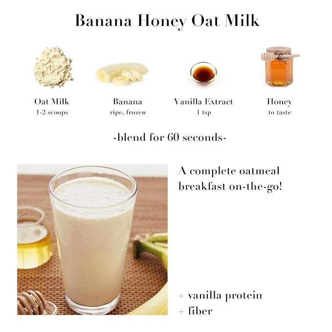 NorCal Organic Oat Milk Powder - 2lbs Bulk | 100% Vegan, UNFLAVORED | Pure Organic Oats from Canadian Farms