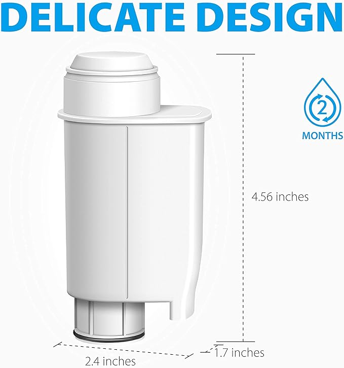 Waterdrop Coffee Water Filter, Replacement for Brita® Intenza+® Water Filter Gaggia®, Philips®, Saeco®, CA6702/00, Gaggia® Filter, TÜV SÜD Certified (Pack of 2)