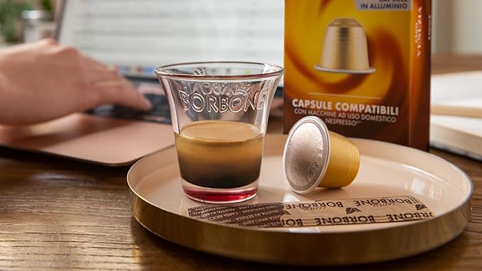 Caffè Borbone Crema Superiore Aluminum Capsules Compatible with Nespresso Original Machines, Medium Roast, 100 Count