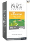 Wolfgang Puck Coffee, Toscana, 9.5 Gram Soft Pods, 18 Count (Pack of 6)