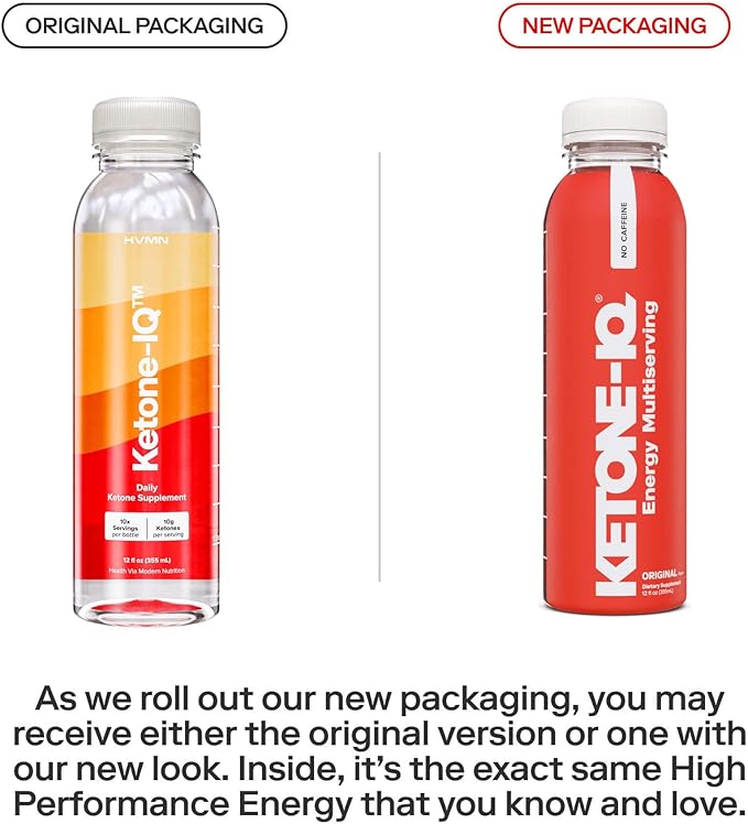 Ketone-IQ Exogenous Ketone Supplement Drink – 30 Servings with 10 g Ketones per Serving | Fast Ketosis Support, Energy & Mental Focus | Sugar-Free, Salt-Free, Caffeine Free