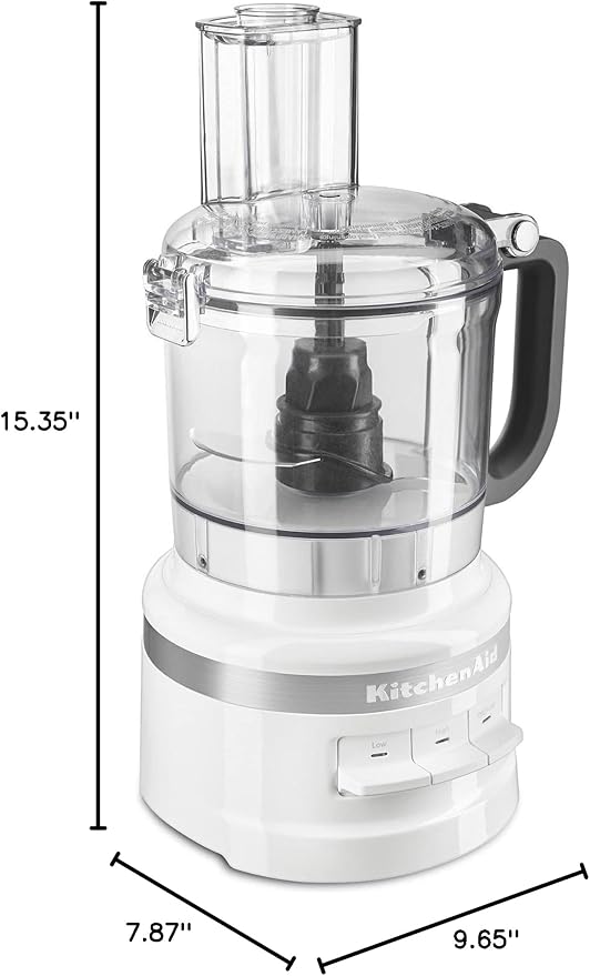 KitchenAid 7-Cup Food Processor, White, KFP0718