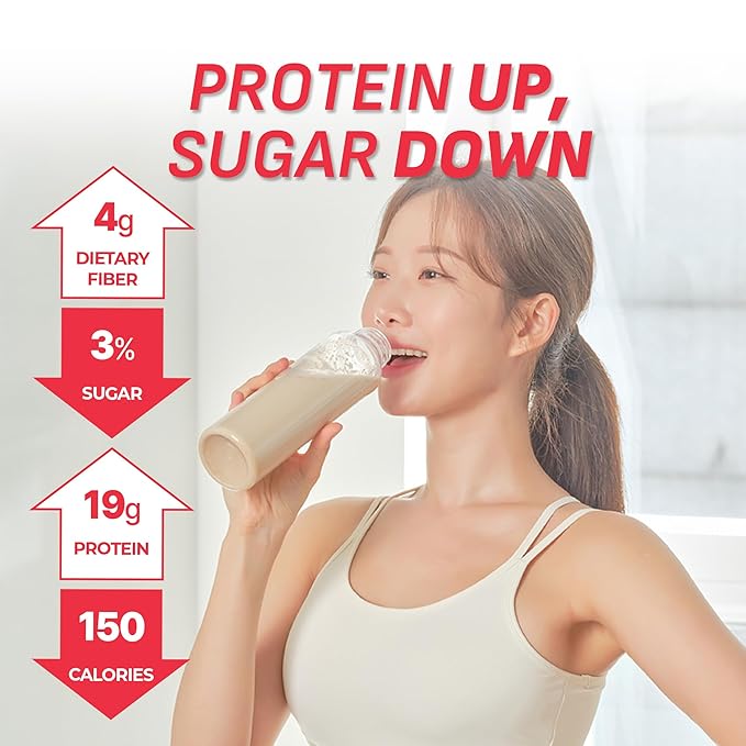 Strawberry Protein Shake, With Crunchy Protein Balls, Protein Smoothie Powder - 19g Protein, Low Sugar, Keto-Friendly Meal Replacement Shake, 22.22oz, 14 Servings, 14 Servings (1 X 22.22oz)
