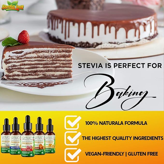 Stevia Intl - (Pack of 5) Wonka Land Bundle. Stevia Liquid Drops with 5 Flavors. All Naturally Sweet, Non-Bitter, No Sugar Added, 0 Carb, 0 Calorie, Non-GMO, Vegan, Diabetic & Keto Friendly (1oz)
