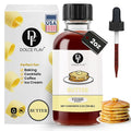 Dolce Flav Butter Extract – 2 Ounce Water-Soluble Kosher, Sugar-Free, Concentrated Imitation Butter Flavor for Baking, Cookies & Frostings, Includes Measured Dropper