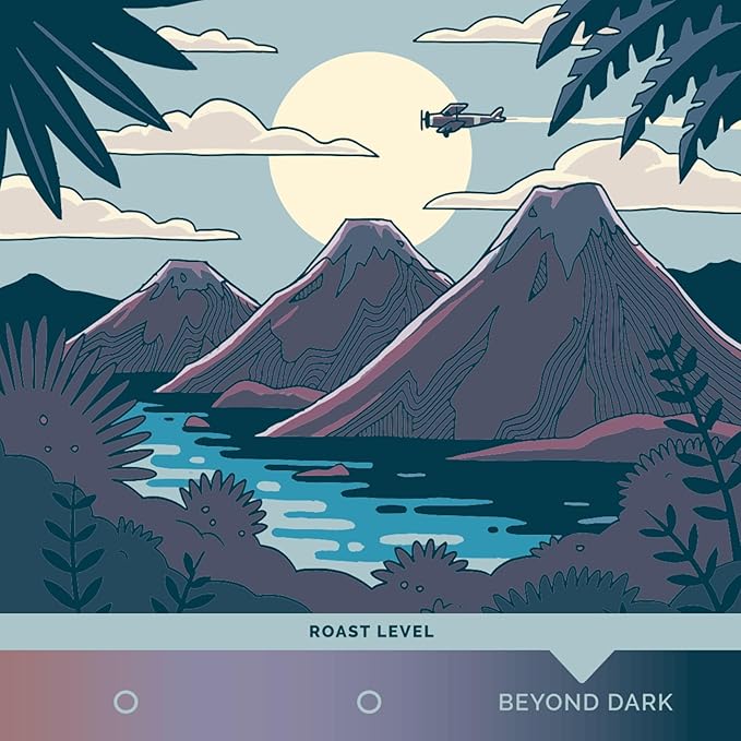 Stone Creek Coffee Dark Roast Ground Coffee – 2 LB (Pack of 1) – Smooth and Chocolatey Fresh Roasted Coffee Beans with Rich and Fruity Tasting Notes, 3 Volcanoes Dark Guatemala