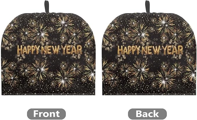 New Year's Blessings Small Tea Pot Cozy Cover with Keep Warming Tea Cozy for Teapot Insulated for Tea Kettle Dust Cover for Home Decor Large Medium Teapot Gift for Electric Tea Kettle Cover