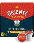 Oriente Dark Roast Coffee Pods, 36 ct, Cuban Inspired in Recyclable Single Serve Pods - 100% Arabica Coffee, Compatible with Keurig K Cups Maker