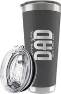 Personalized Tumbler with Engraved Name - 12 Designs, 30 Oz Coffee Tumbler with Slider Lid, Gray, Double Wall Insulated - Custom Gifts for Him & Her