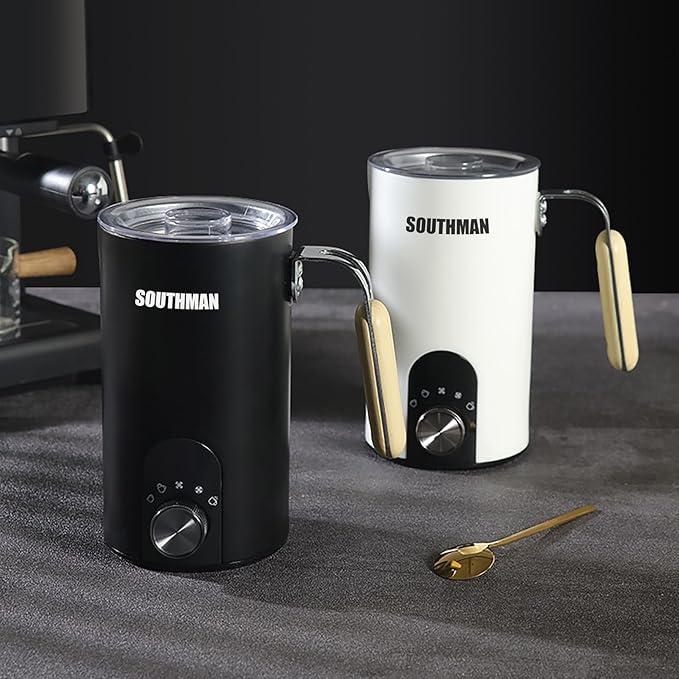 Milk Frother Electric 5 in 1 - Automatic Milk Frothers 350ml Large Capacity Milk Steamer and Frother Milk Heater and Warmer Hot & Cold Milk Foamer Maker for Latte Coffee Chocolate Machine