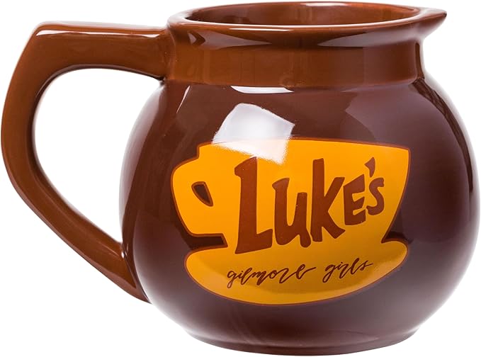 Silver Buffalo Gilmore Girls Luke's Coffee Pot Ceramic 3D Sculpted Mug, 20 Ounces