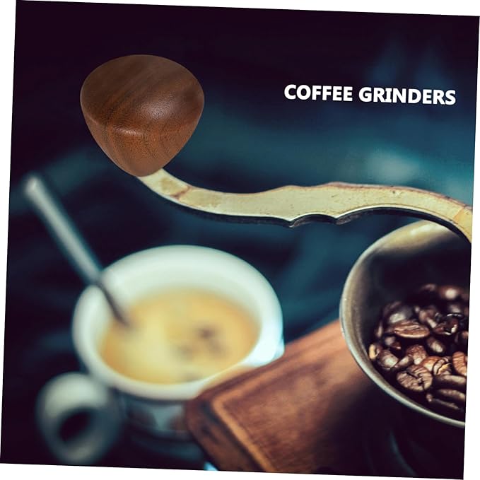 Hand Grinder Handle Wood for Manual Coffee Grinder Espresso Machine Knob