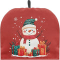 Cute Snowman Large Teapot Cover Tea Cozy for Teapot Insulated Cotton Soft Kettle Kitchen Dust Cover Designed in England Fashion Tea Pot DéCor Cover for Large Medium and Small Teapot Gift