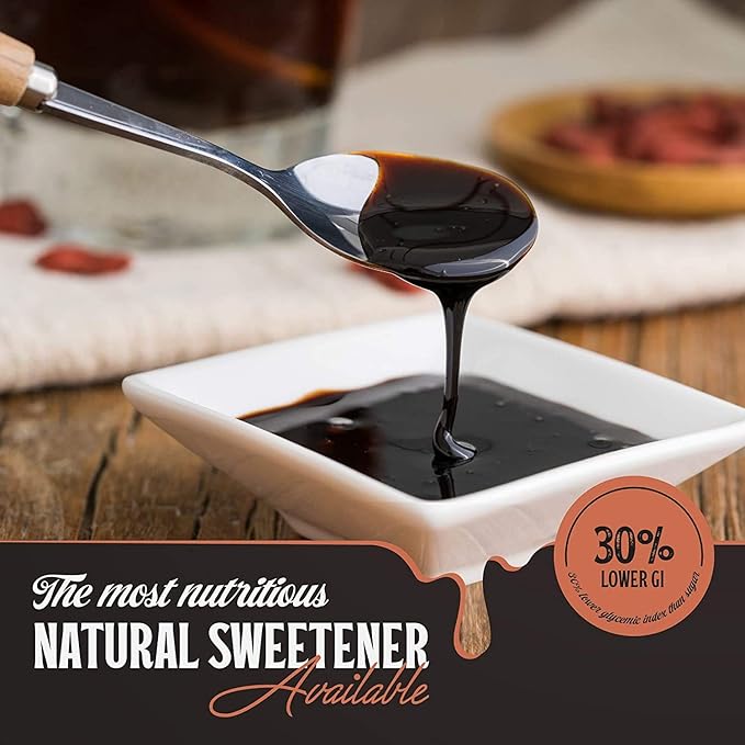 Organic Medjool Date Syrup 14 Ounce (400g) - 100% Pure Jordan River Medjool Dates - Non-GMO, Kosher - by Pepperwood Organics