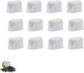 12 NISPIRA Replacement Activated Charcoal Water Filters for Cuisinart Coffee Machines, Compared to Cuisinart DCC-RWF