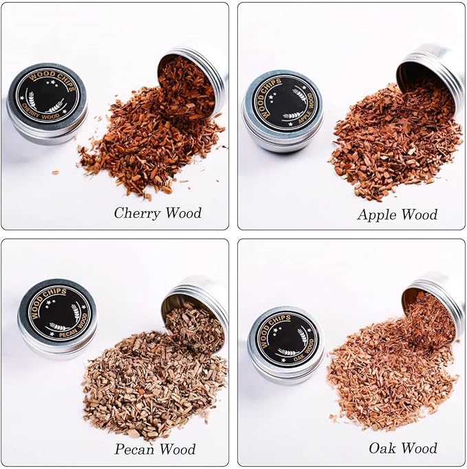 Cocktail Smoker Mixology Bartender Kit, Whiskey Smoker Kit for Old Fashioned & Bourbon Drinks, Drink Smoker Infuser Set with Torch and Wood Chips Gifts for Men (Without Butane) (No Wood Chips)