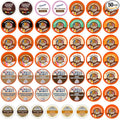Crazy Cups Hot Chocolate and Cappuccino Single Serve Cups, Variety Pack Sampler For Keurig K Cup Brewers, includes Hot Cocoa from Grove Square and Crazy Cups, 50 Count