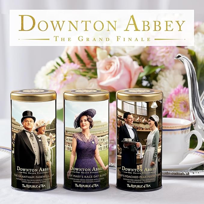 The Republic of Tea – Downton Abbey The Grand Finale Green Tea, 36 Tea Bags