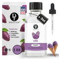 Dolce Flav Clear Ube Extract - 2 Ounce Water-Soluble Multipurpose Purple Yam Flavoring Ideal for Ice Cream, Cookies, Boba, Coffee & Pastries, Includes Measured Dropper