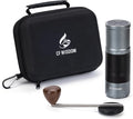 Portable Electric Coffee Grinder Dual-mode electric and manual grinding Features 7-level precision grind settings Adjustable coffee bean grinder Ideal for travel, camping, office, and home use