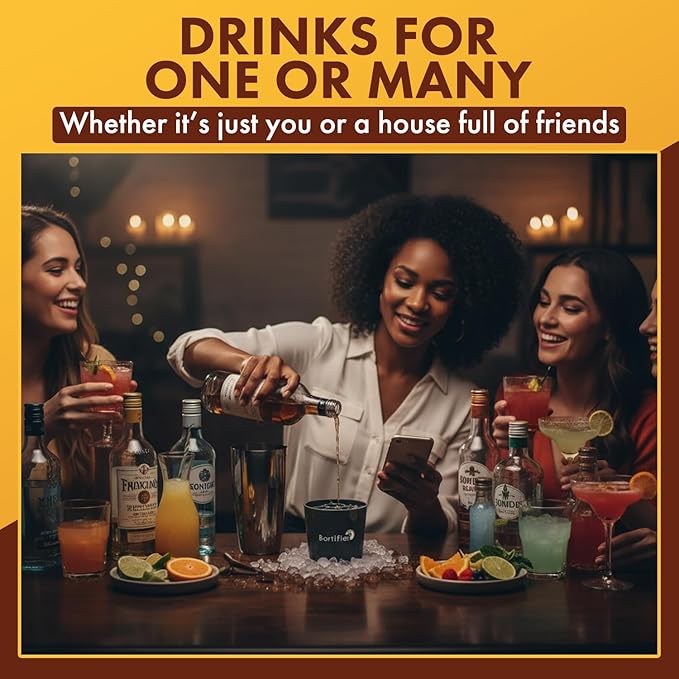 Smart Cocktail Maker — The App Shows You Where to Fill — Make 500+ Easy, Perfect Cocktails — Best Gift for Cocktail Lovers