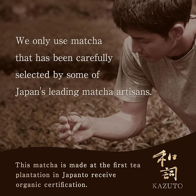 Kazuto Classic Ceremonial Grade Matcha Green Tea Powder - Premium First Harvest Single Origin USDA Organic Gluten-Free Vegan, 100% Pure Unsweetened No Additives from Shizuoka (1.06oz, Classic)