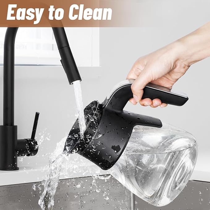 10 Cup Coffee Pot Replacement for Ninja Coffee Maker CM401 CM371 CP301 CM300 CM400 CF091, Glass Carafe Replacement with Brew-Through Lid, Ninja Coffee Pot Replacement with Sturdy Handle