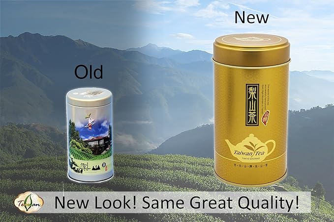 Teawan Lishan Oolong Loose Tea Leaves - 150Gram 特級梨山烏龍 - Taiwan Oolong, Oolong Tea, Organic Loose Leaves from High Mountain of Taiwan. Hot and Cold Brew