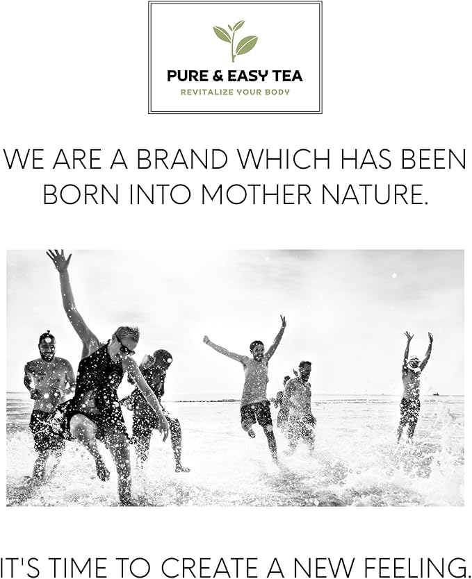 Pure & Easy Tea Premium Tea Filter Bags, Unbleached Compostable Drawstring Infusers for Loose Leaf Tea, Disposable Steeping Sachets, 150 Count
