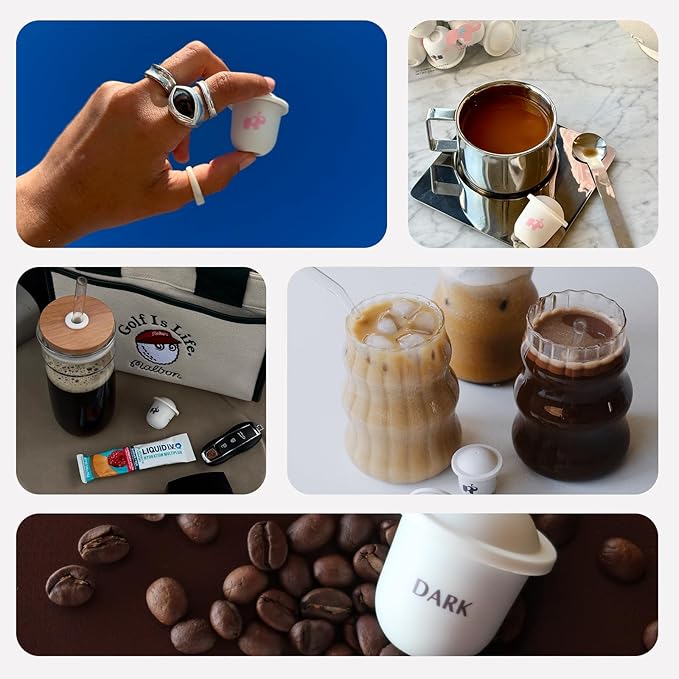 ELE BREWS Freeze-Dried Instant Coffee, 24 Servings Cold Brew Coffee Pods, 100% Arabica, Light, Medium & Dark Roast, Bold Smooth Flavor, Easy to Brew Hot or Iced, Travel Friendly (MIX)