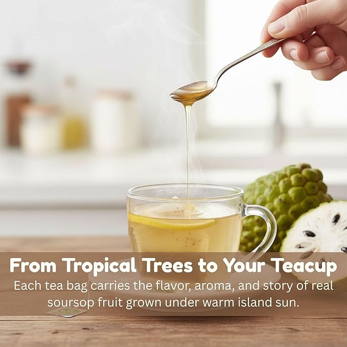 Omura Soursop Guanabana Fruit Tea (SOURSOP-FRUIT 25-TEA-BAGS)