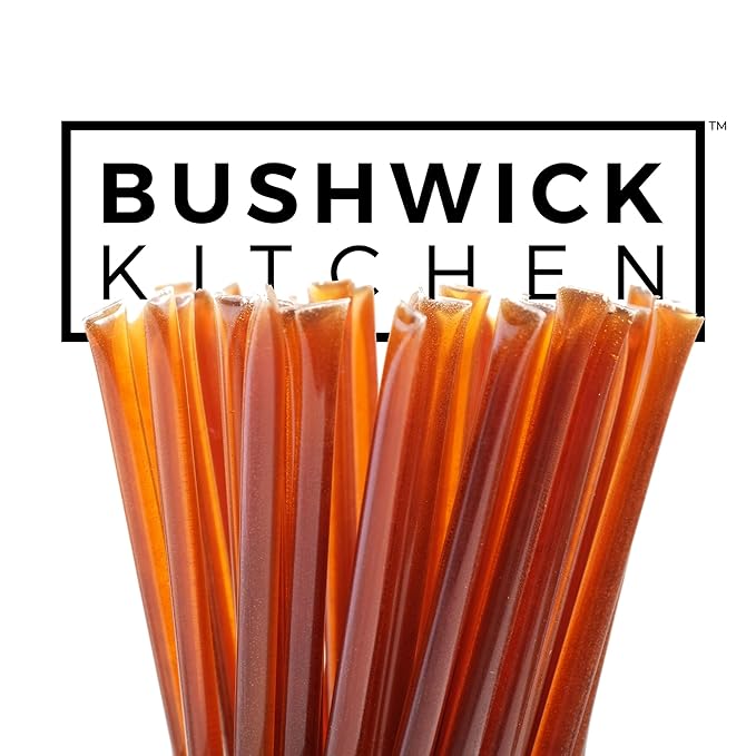 Bees Knees Salted Raw Honey Sticks, 50 Count of Raw Honey Sticks for Tea, Made in the USA, Pure & All Natural, Sweet & Savory, Unfiltered & Gluten Free, 50 Straws