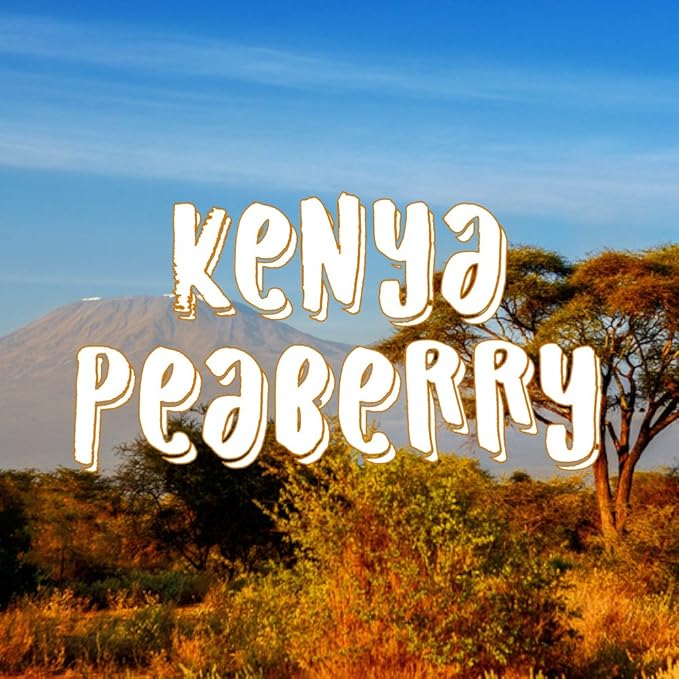 Kenya Peaberry Coffee, Ground, Gourmet Coffee Beans, Single Origin, Fresh Roasted, 5 lbs