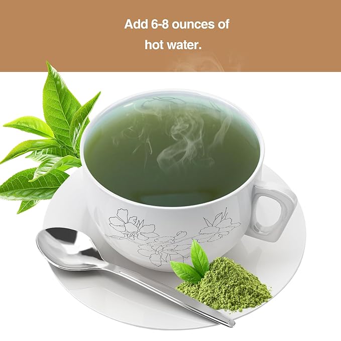 Taiping HK Oolong Matcha Tea 10 Single Serve Stick Packs For Cooking, Baking, Latte, Smoothie, Hot & Iced Drinks - Antioxidant-Rich, Helps Support Digestive Health - Unsweetened,Vegan(10 Count)