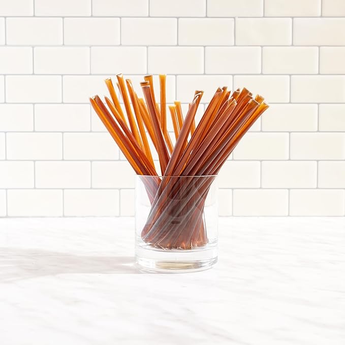 Bees Knees Clover Raw Honey Sticks, 50 Count of Raw Honey Sticks for Tea, Made in the USA, Sweet & Delicious, Pure & All Natural, Unfiltered & Gluten Free, 50 Straws