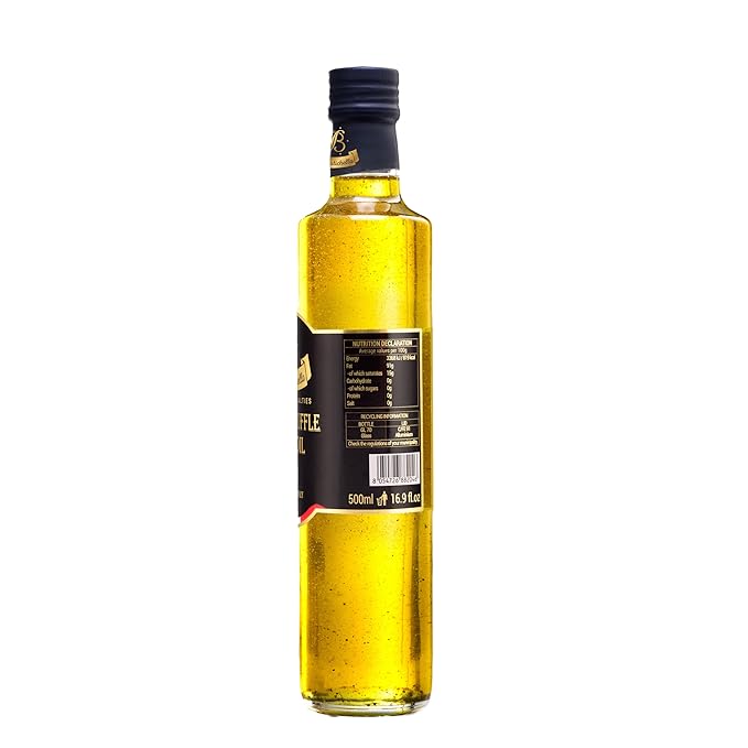 La Rustichella - Truffle Olive Oil (16.91 fl oz (500 ml), Black Truffle Olive Oil)