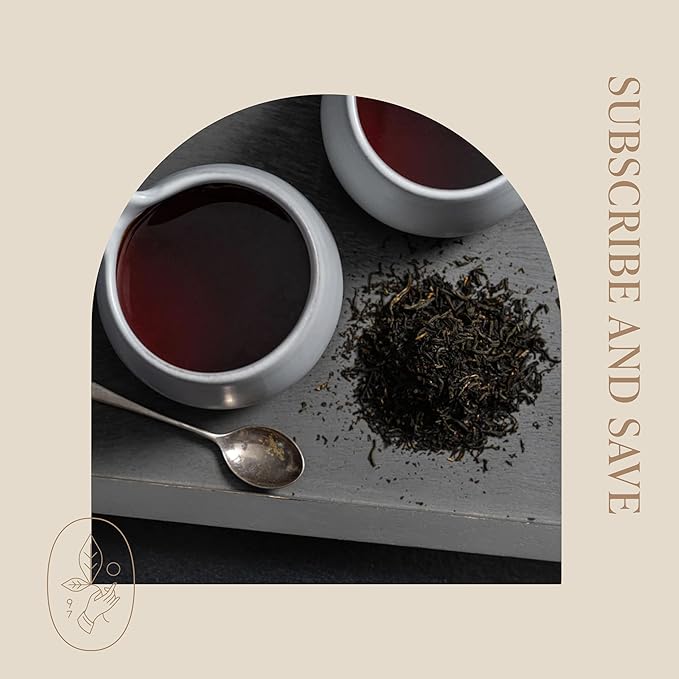 Rishi Tea Earl Grey Tea - Organic Loose Leaf Pure Black Tea with Bergamot Oil, Energizing & Caffeinated - 16 Ounces, 50+ Servings