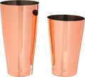 Barfly Shaker Cocktail Tin, Set (18 oz and 28 oz), Copper