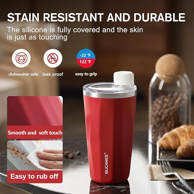 20oz Stainless Steel Vacuum Double Insulated Tumblers with Lid and Straw,Dishwasher safe Travel Coffee Tumbler,Iced Water,Smoothie,lilac,Leak Proof Themal Cup Durable