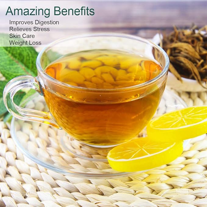 FullChea - Imperial Golden Monkey Black Tea - Yunnan Loose Leaf - Naturally Roasted Nuts Flavor - 4oz / 113g