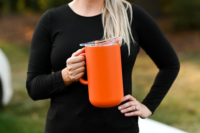 Served Premium Insulated Pitcher (2L/66oz) - Double Walled, Copper Lined Stainless Steel Pitcher with Lid - Vacuum Insulated Carafe for Hot Coffee, Tea, Iced Drinks, Water, Cocktails, and More