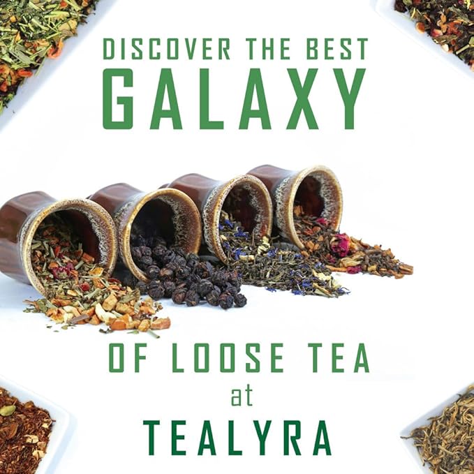 Tealyra - Hibiscus and Rosehips - Herbla Loose Leaf Tea - Health Tonic - Supports Healthy Blood Pressure - Caffeine-Free - Vitamins Rich - All Natural - 224g (8-ounce)