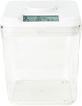 Kitchen Safe kSafe Time Locking Container, Medication Lock Box, Break Bad Habits - Quit Smoking, Snacking, Drinking & Gaming Addiction, Phone Jail, Family Time (Medium, White Lid + 5.5” Clear Base)