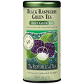 The Republic of Tea - Black Raspberry Green Tea, 50 Tea Bags, Tin | Flavored Berry Tea | Caffeinated