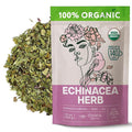 Echinacea Tea Organic (10oz.) – Echinacea Purpurea Herb Loose Leaf - Equinacea Organica - Body Defenses, Immune Support Tea