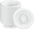 PLASTICPRO 800 PCS White Plastic Soup Bowls 12 oz Premium Quality Light Weight Dishes Disposable Plastic Bowls for Parties Weddings